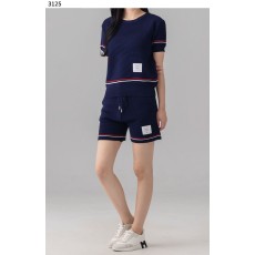 톰브라운 여성용 골지 삼선라인 4부셋 신상입고 (국내배송)