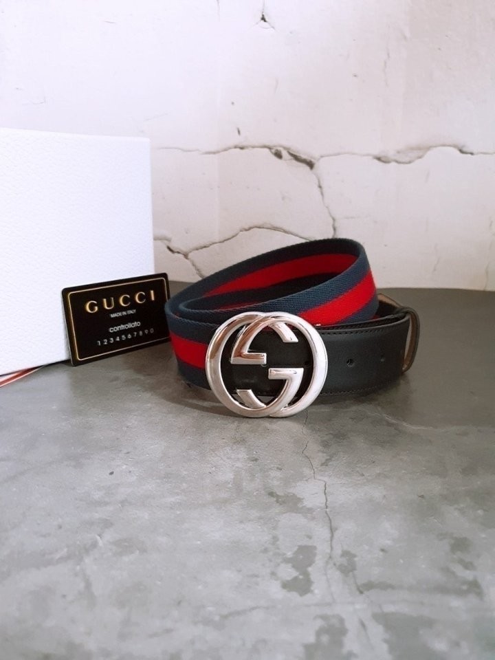 [Gucci] 구찌 삼선벨트 (국내배송)