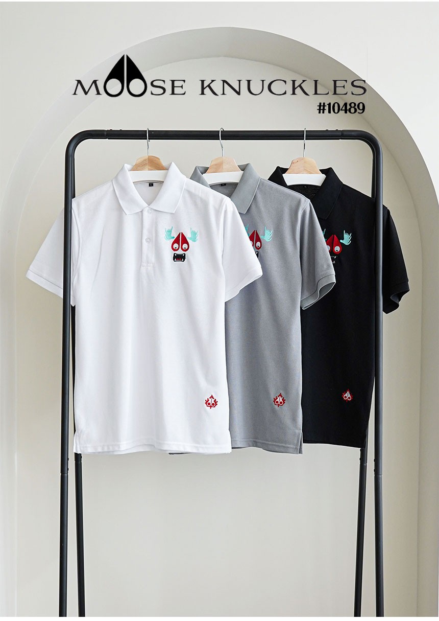 [MOOSE KNUCKLES] 무스너클 남성용 MOOSE MONSTER  폴로티셔츠 (국내배송)