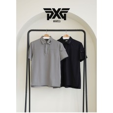 [PXG] PXG 남성 스컬 버튼 암포켓 반팔 카라티셔츠(국내배송)