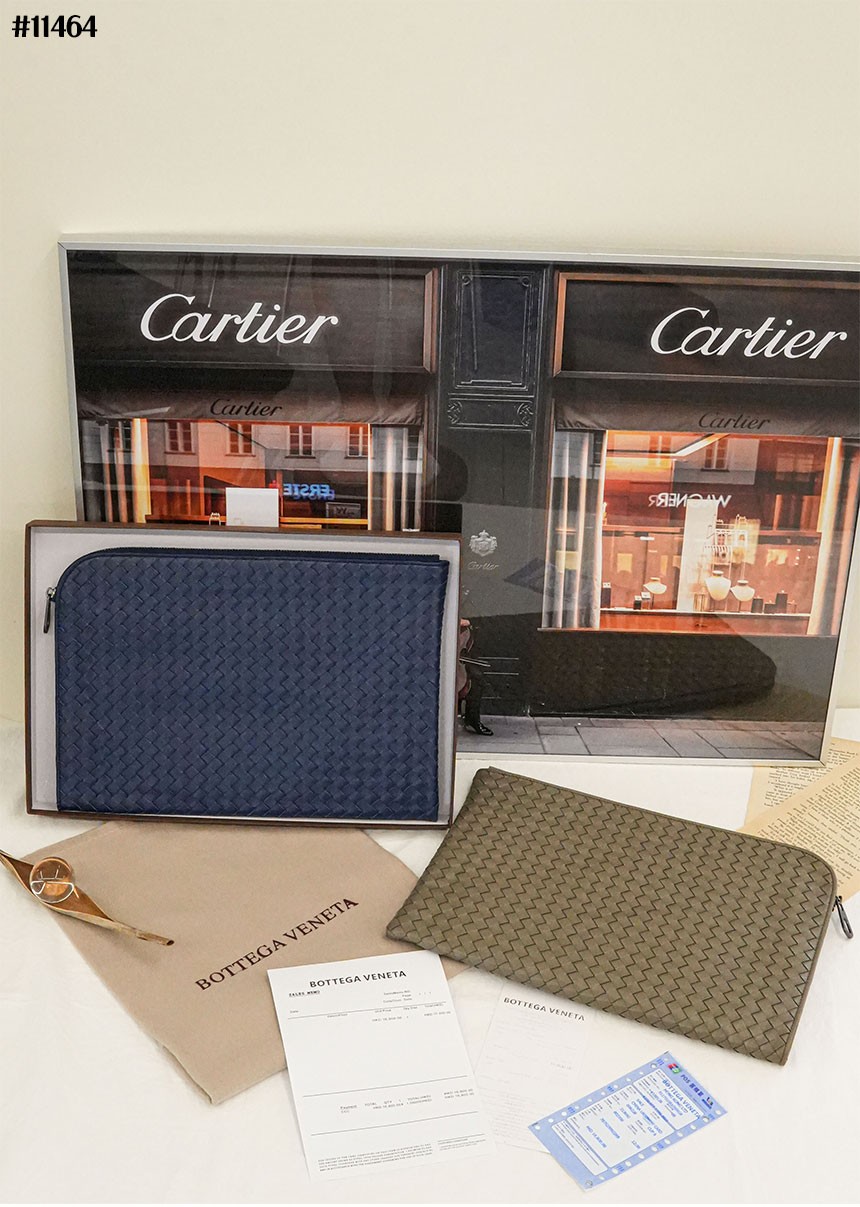 [Bottega Veneta] 보테가베네타 카프스킨 도큐 클래식 클러치백(국내배송)