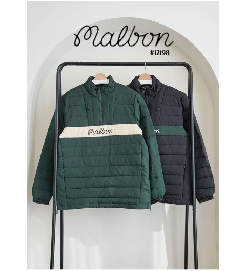 [MALBON] 말본 남여공용 이니셜로고 아노락 다운 자켓 (국내배송)