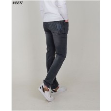 크리스찬 디올 블랙 패치 오블리크 포켓 디테일 슬림핏 데님 팬츠 (국내배송)