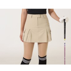 마크앤로나 [ M & L ] 수입최상급 우먼 스컬 카고포켓 플리츠 스커트 입고(국내배송)
