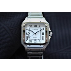 까르띠에(CARTIER)2023s산토스 드 까르띠에 화이트 메탈 국내배송