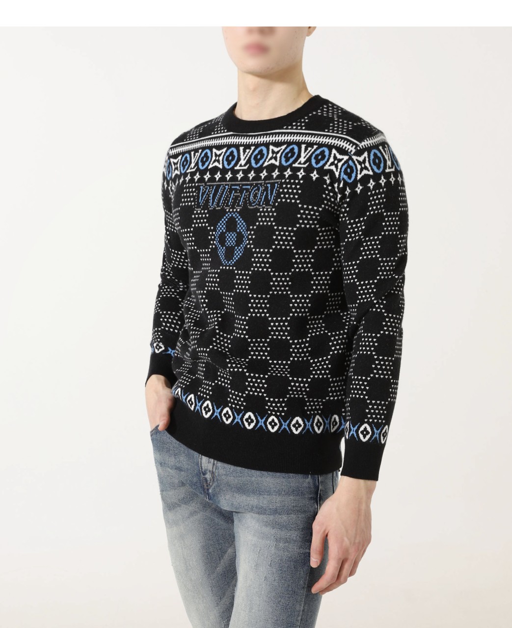 루이비통 [ L.V ] 수입 24fw Lv 페어 아이즐 풀오버 니트 국내배송