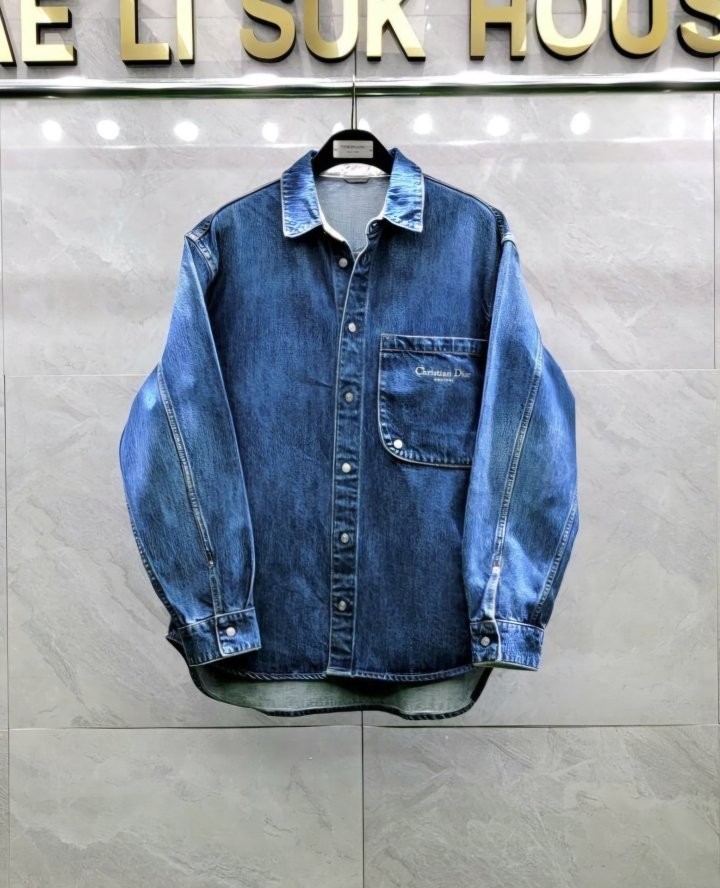 디올 24FW 워싱 포켓 데님 자켓 국내배송