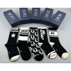 디올 블랙 Set 5종 양말 국내배송