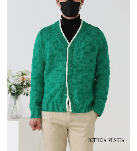 보테가베네타 수입 나일론 울캐시 가디건  국내배송