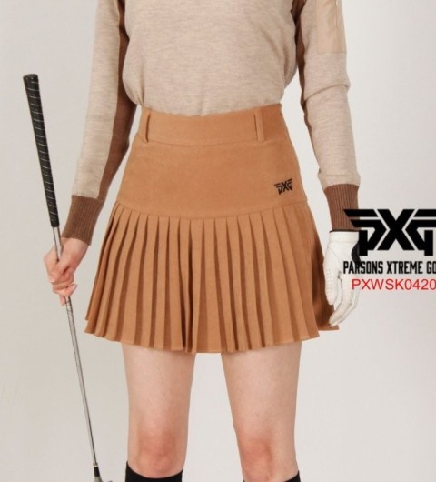 PXG여자 PXWSK0420 잔플리츠 골덴 스커트 국내배송