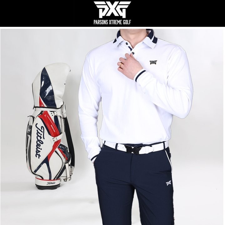 PXG 카라 두줄배색 면 카라티 국내배송