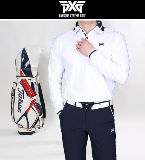PXG 카라 두줄배색 면 카라티 국내배송