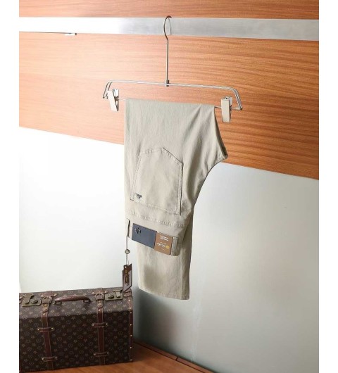 로로피아나 와펜로고 레더패치 코튼 스판팬츠 국내배송