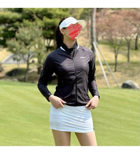 타이틀리스트 우븐 그리드 윈드자켓 (WOMEN) 국내배송