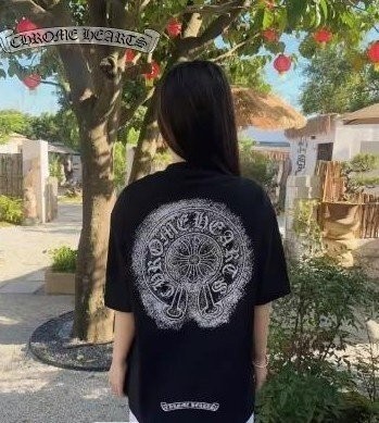 크롬하츠 레볼루션 십자가 티셔츠 국내배송