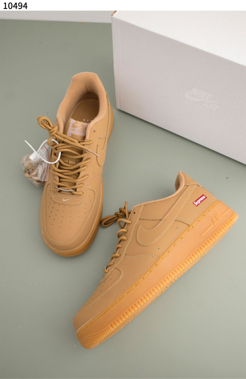나이키 N*ke x Supreme Air Force 1 Low Flax 신상입고