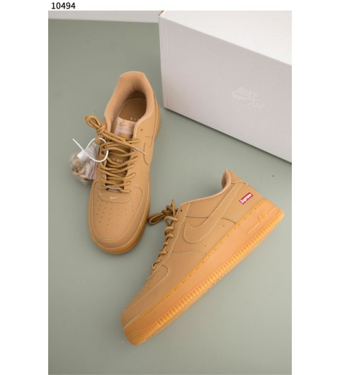 나이키 N*ke x Supreme Air Force 1 Low Flax 신상입고