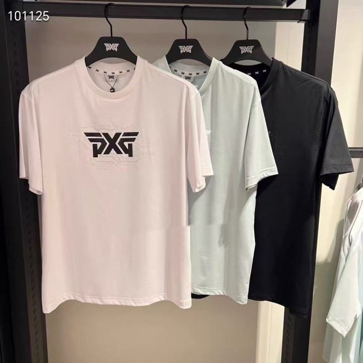 PXG 여름 그래픽 라운드 넥 숏 슬리브 티셔츠국내배송