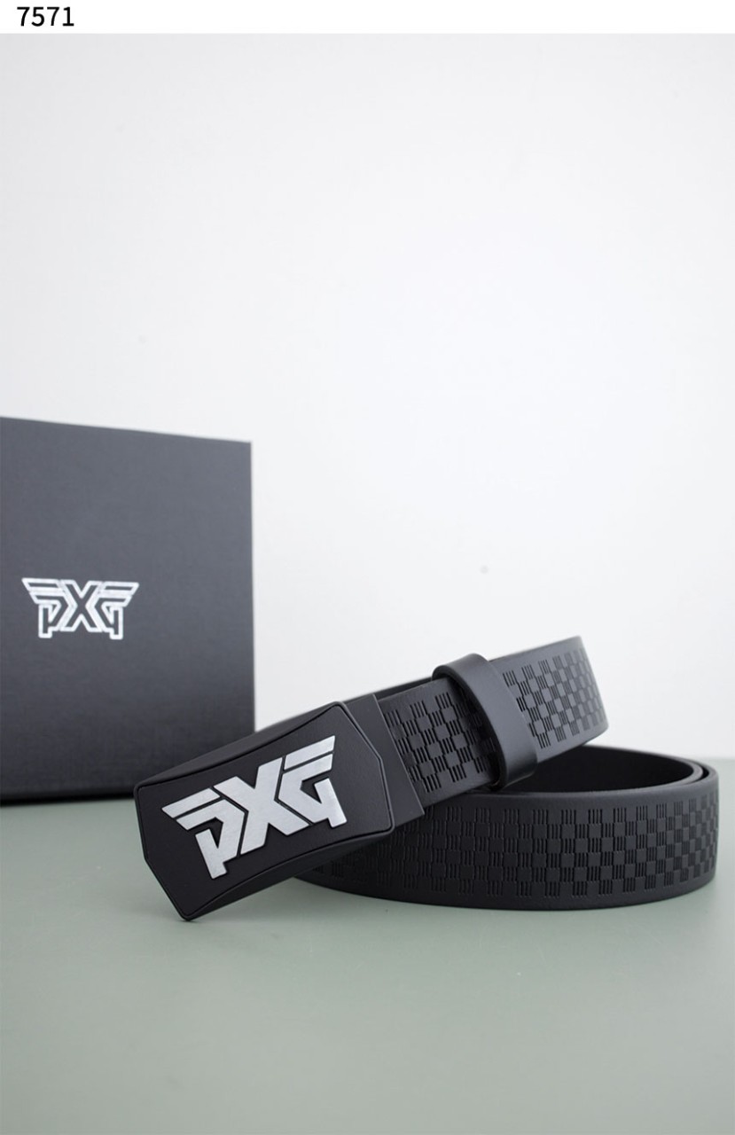 PXG 실버 버클 남성 벨트 국내배송