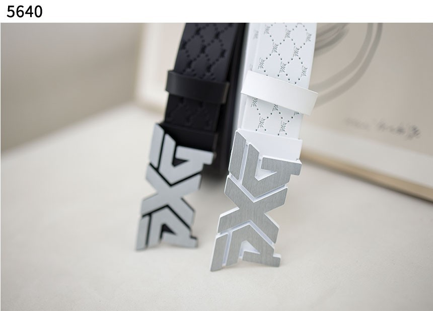 PXG 실버 로고패턴 남성 골프 벨트 국내배송