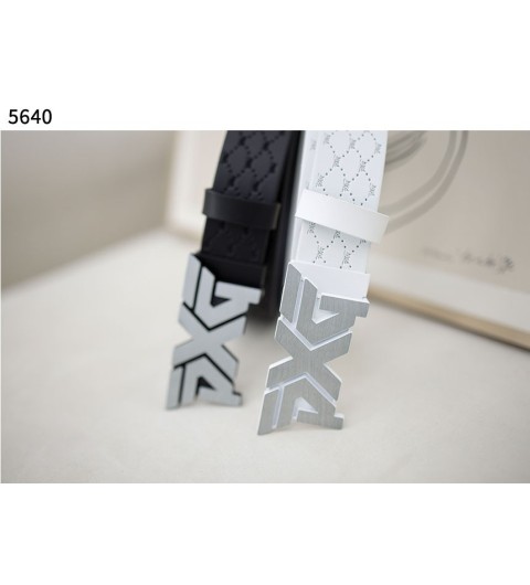 PXG 실버 로고패턴 남성 골프 벨트 국내배송