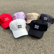 미우미우 MIU 면 볼캡 국내배송